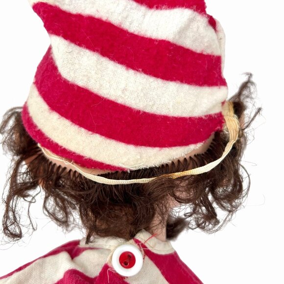 VINTAGE ZACK THE SACK WHIMSIE 1960 AMER DOLL W/ PJ'S CAP & HOT WATER BOTTLE! COL - Picture 9 of 9